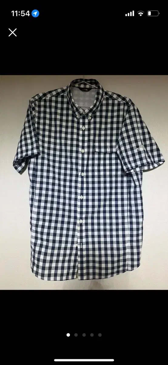 The North Face Check Southern T-Shirt Size XL