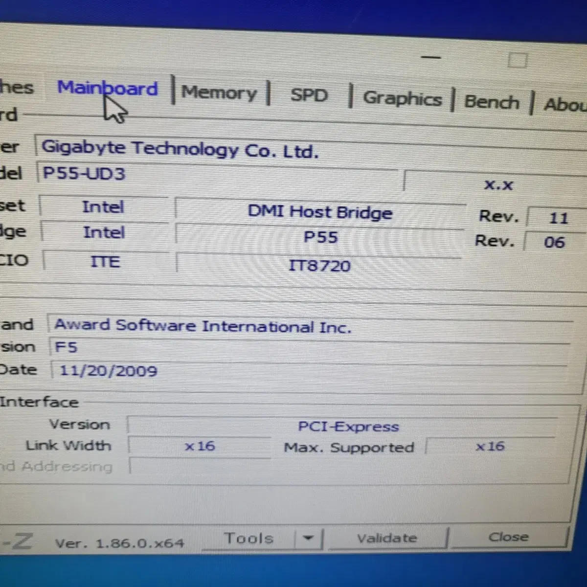 i7 860 기가바이트 P65 4G 메인보드 cpu