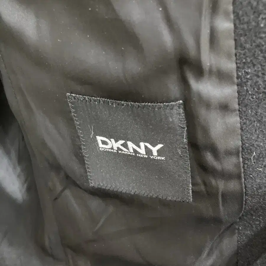 dkny 캐시미어블렌드 스탠카라 코트