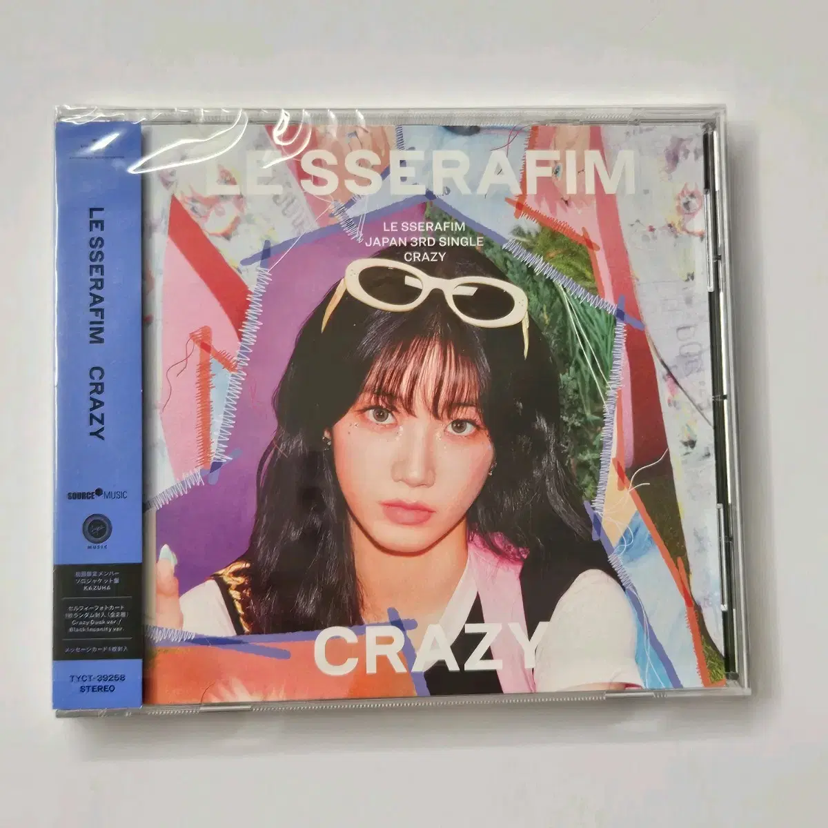 르세라핌 카즈하 크레이지 일본 솔로반 cd 분철 앨범포카 개봉앨범