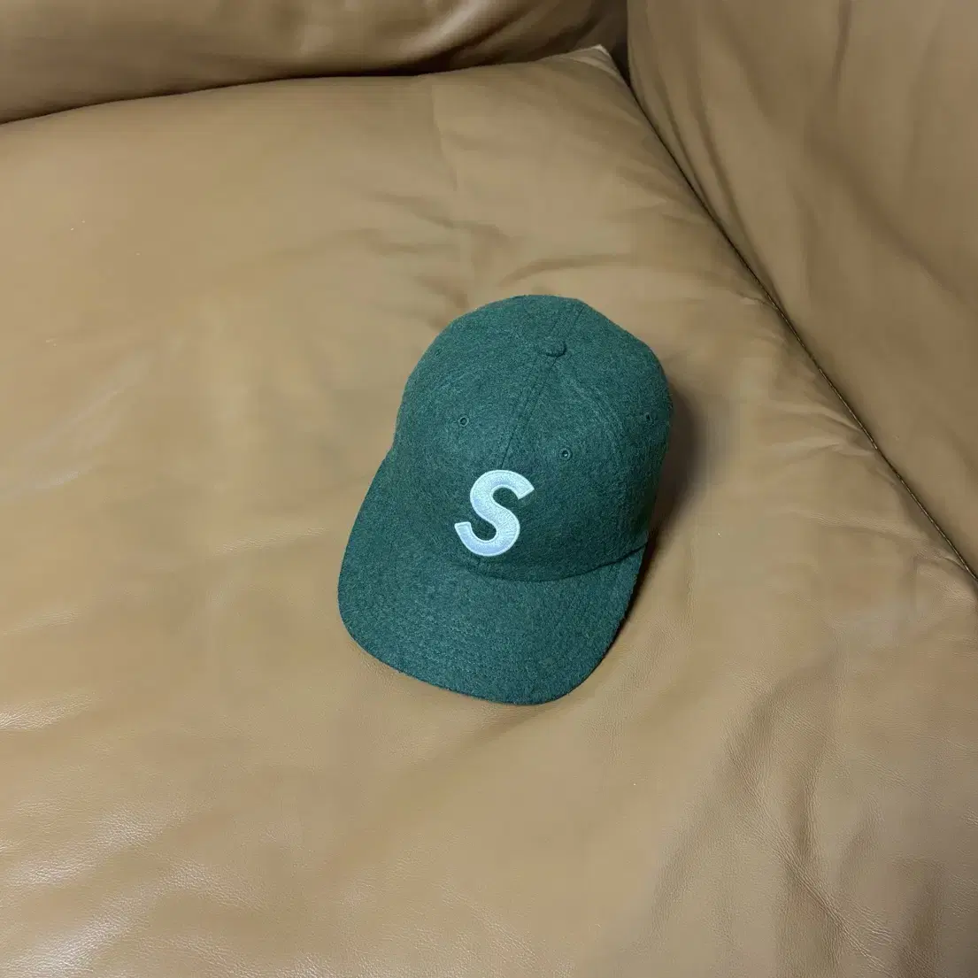 Supreme 슈프림 S로고 6패널 볼캡 모자 (Green)