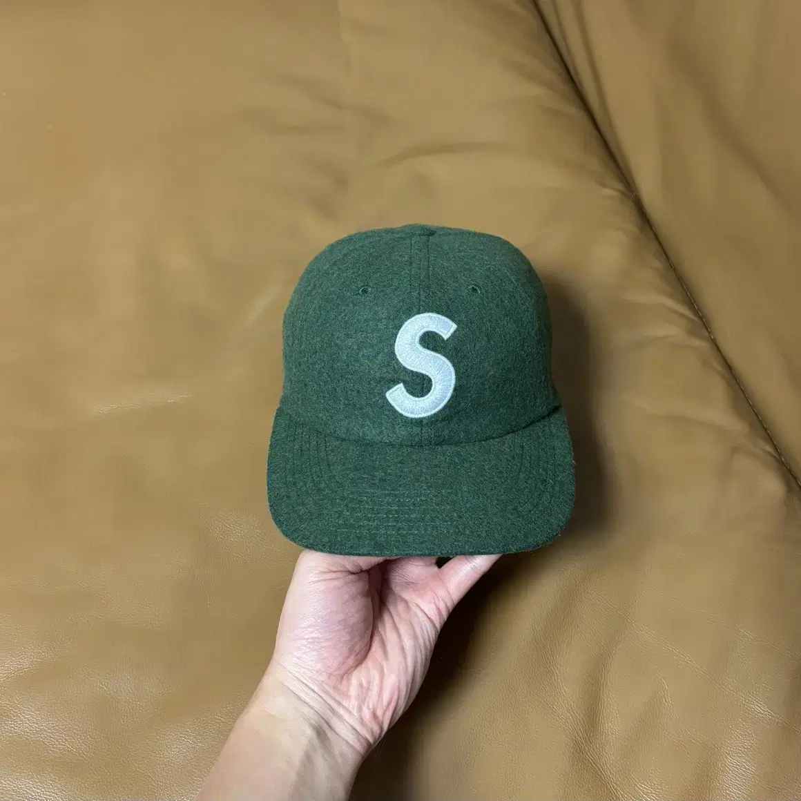 Supreme 슈프림 S로고 6패널 볼캡 모자 (Green)