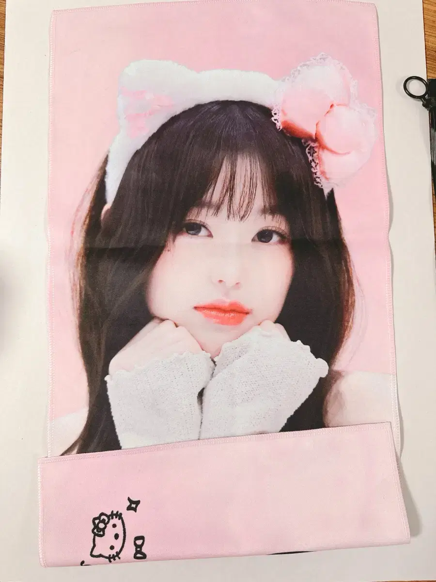 원영 아이브 원트 want 고양이 슬로건 cheering kit