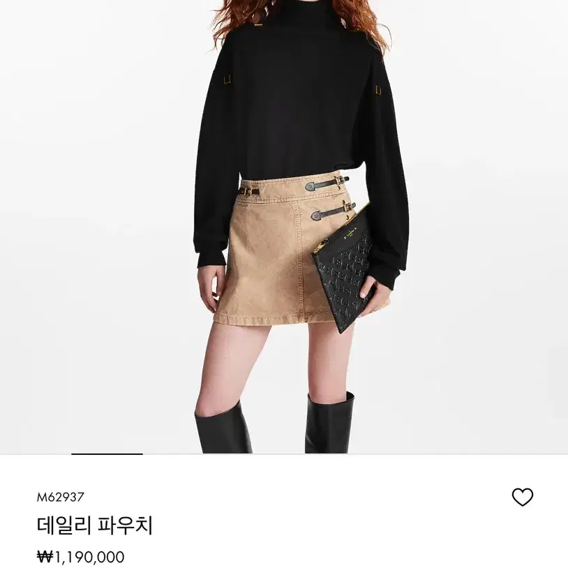 루이비통 데일리 파우치 모노그램 앙프렝뜨 파우치 미사용 새상품