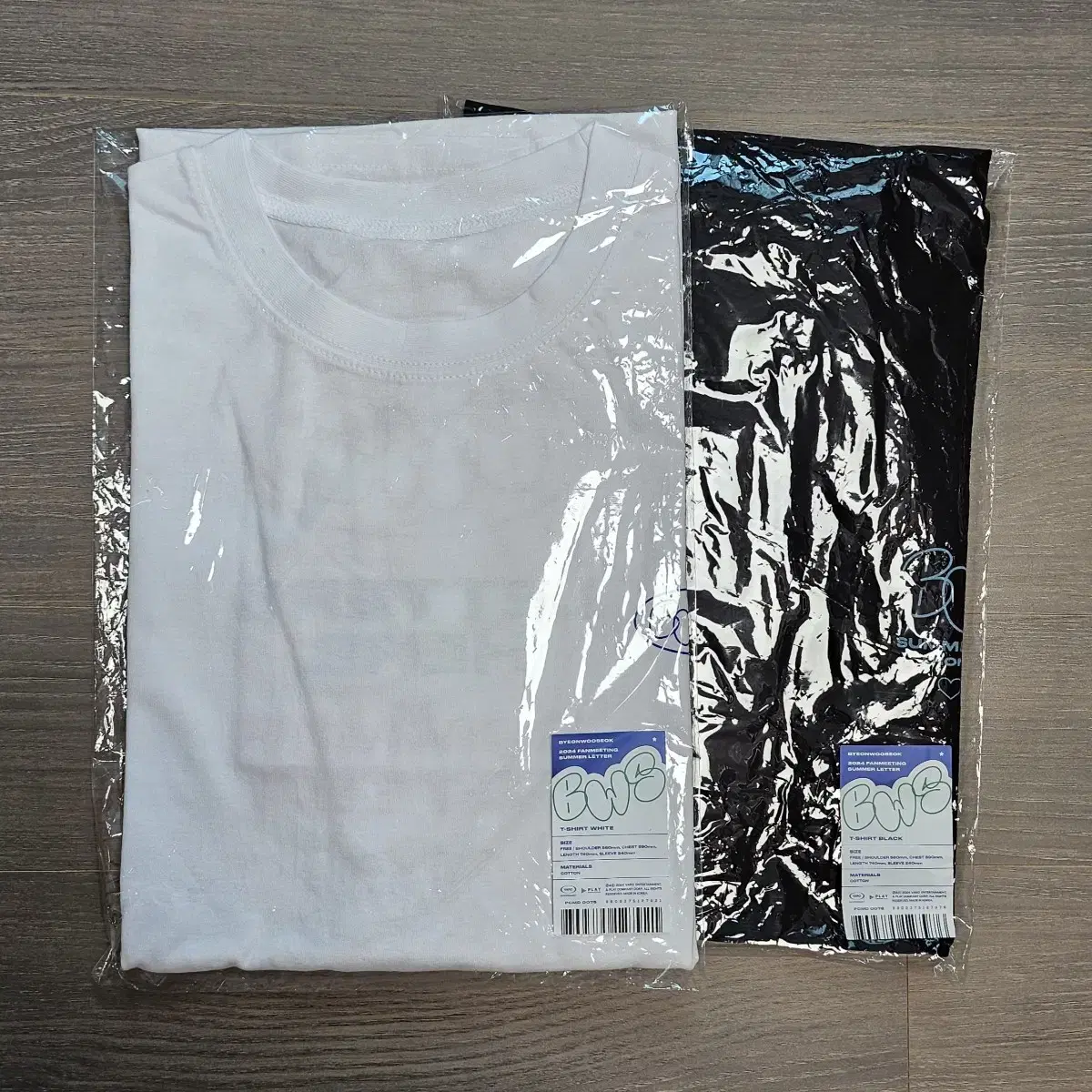 Byun Wooseok Official MD T-shirt White/Black sealed WTS