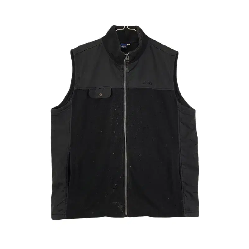 F2157 ELLESSE Men's 100 fleece black zip-up vest/dirk