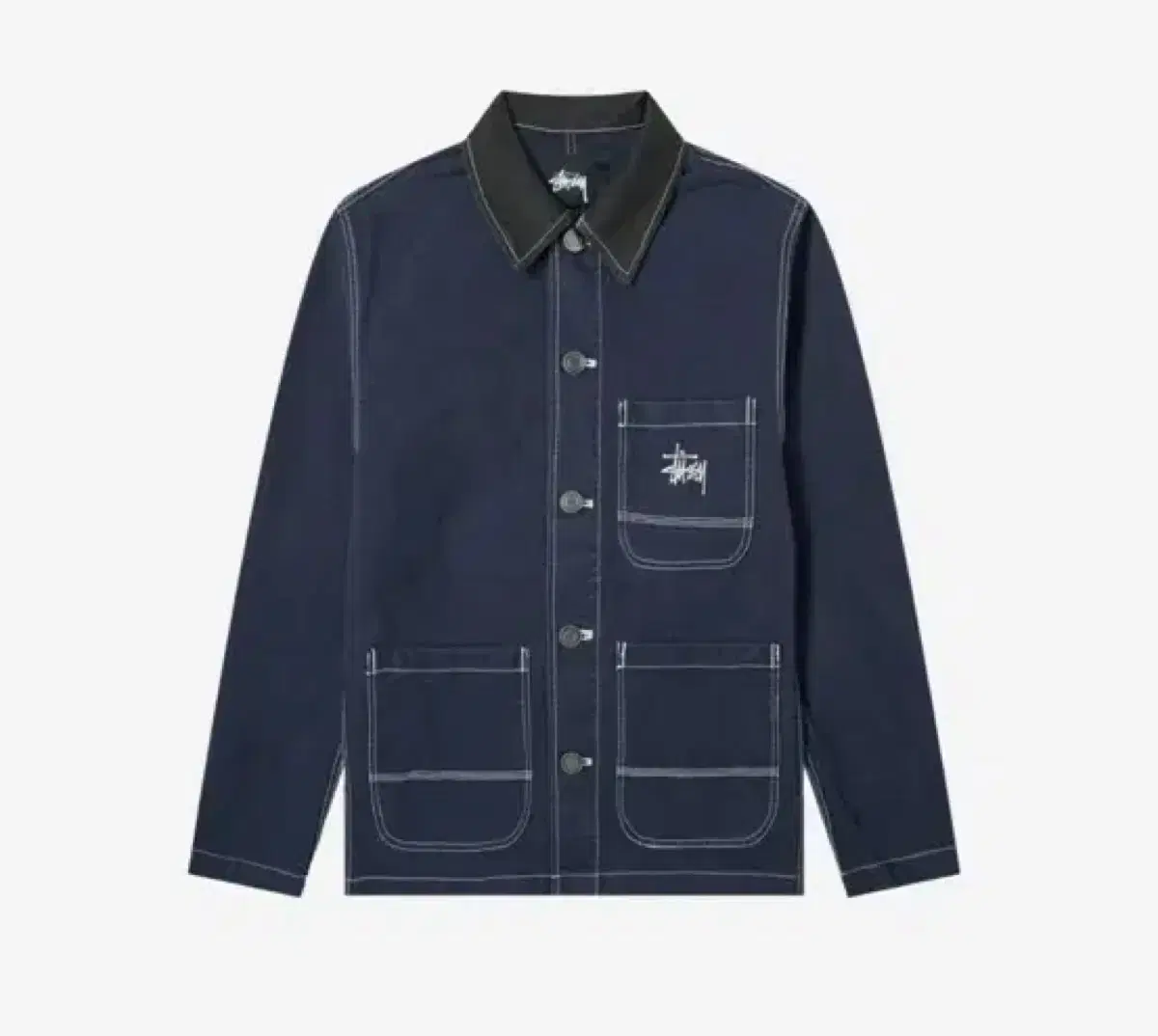 [XXL]1036.Stussy Brushed Moleskin Chore Jacket Navy