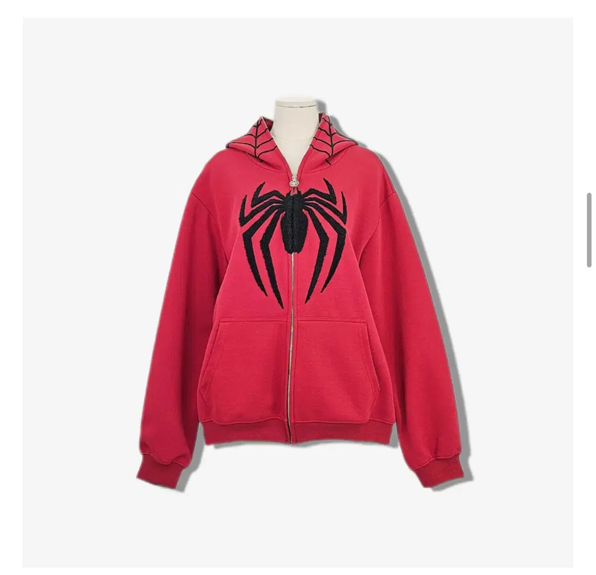 Unisex Pull-Up Spider-Man Hooded Pull-Up