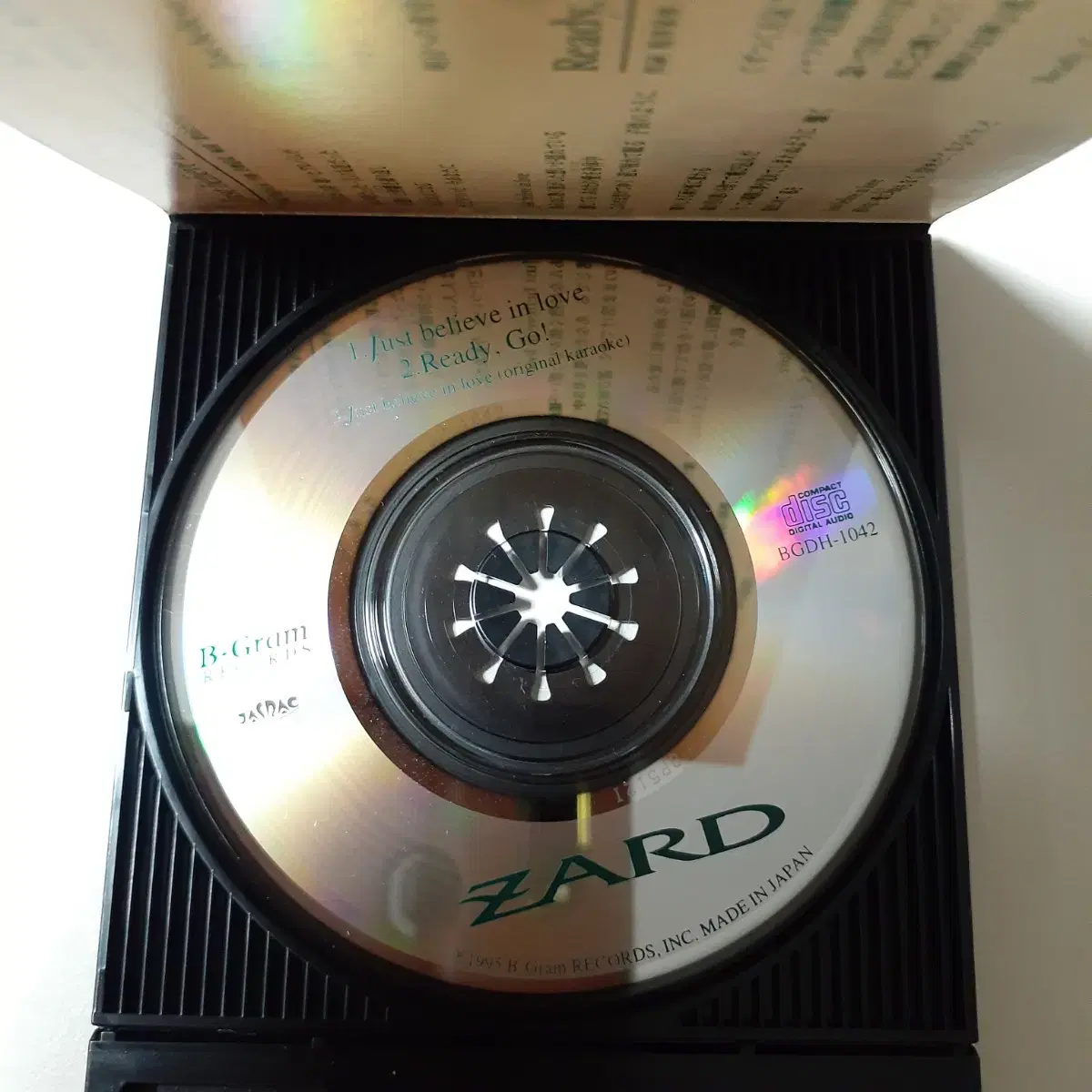 ZARD Just believe in love 8cm 싱글 CD