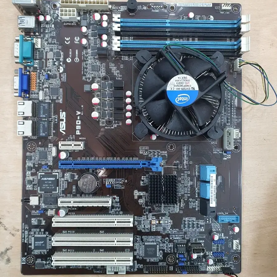 PC방 서버용 ASUS P9D-V REV1.02 메인보드 I3 4130