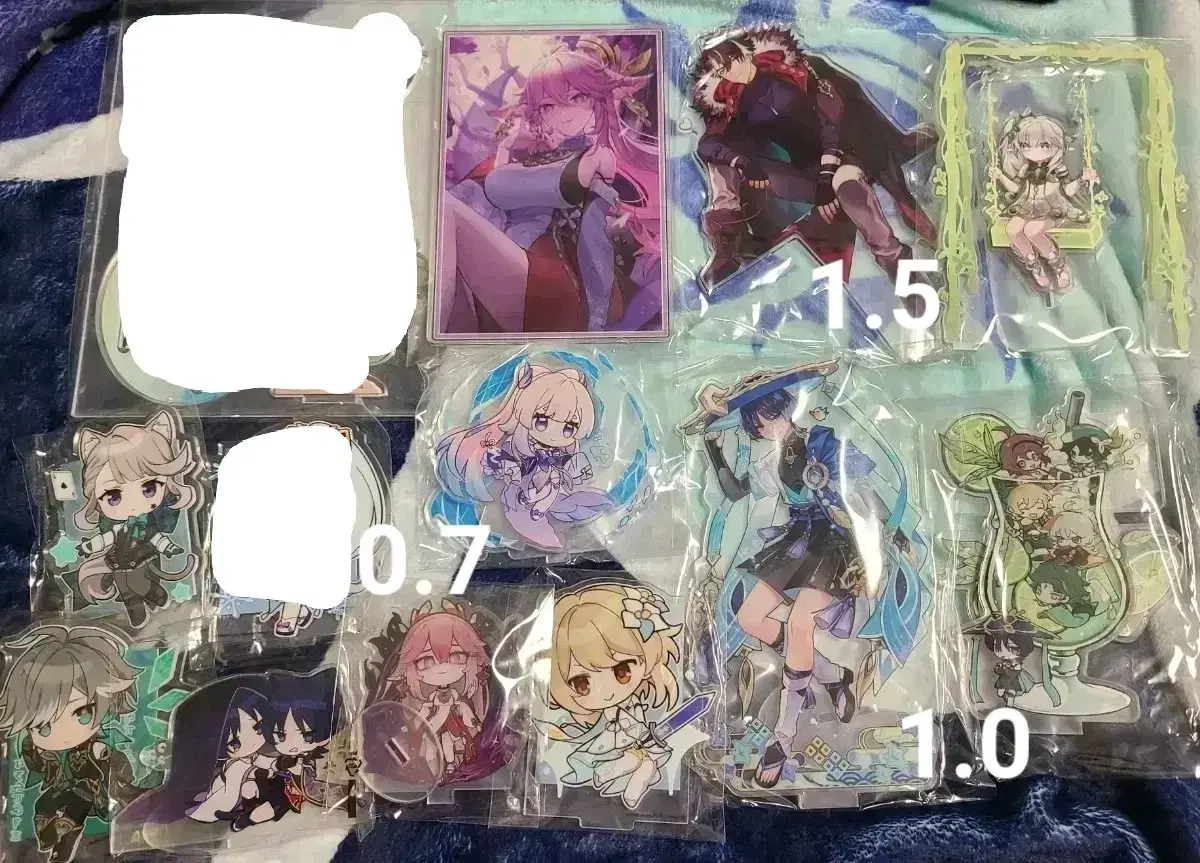 Genshin Impact unofficial goods Cleanup acrylic Stands, Keyrings, Korotas, Coasters, Badges, Bracelets