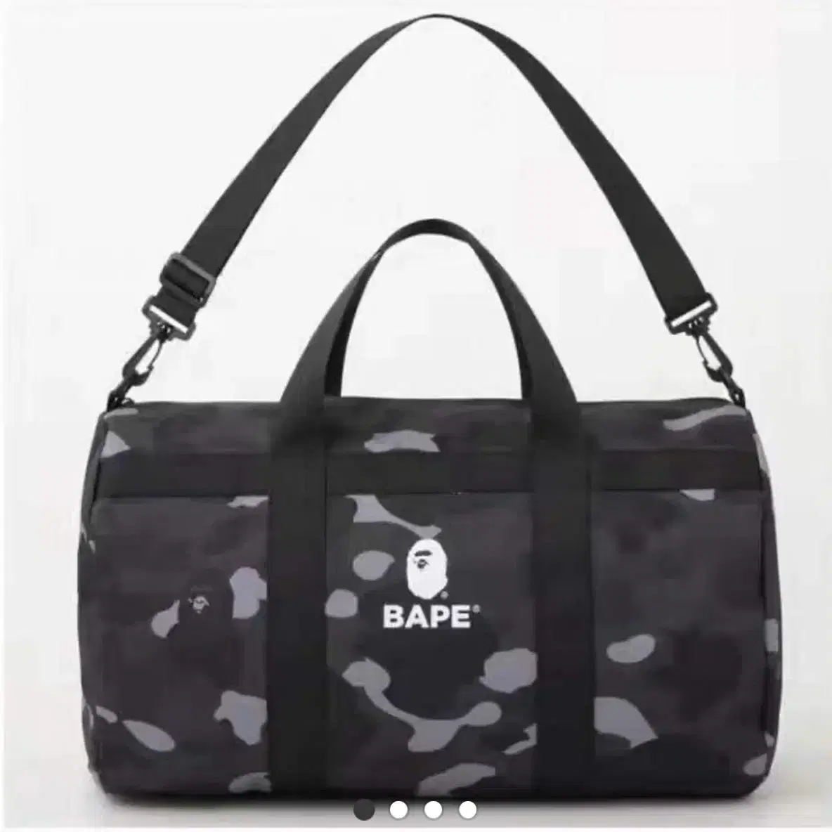 BAPE 일본 잡지부록 대용량 카모 보스턴 백