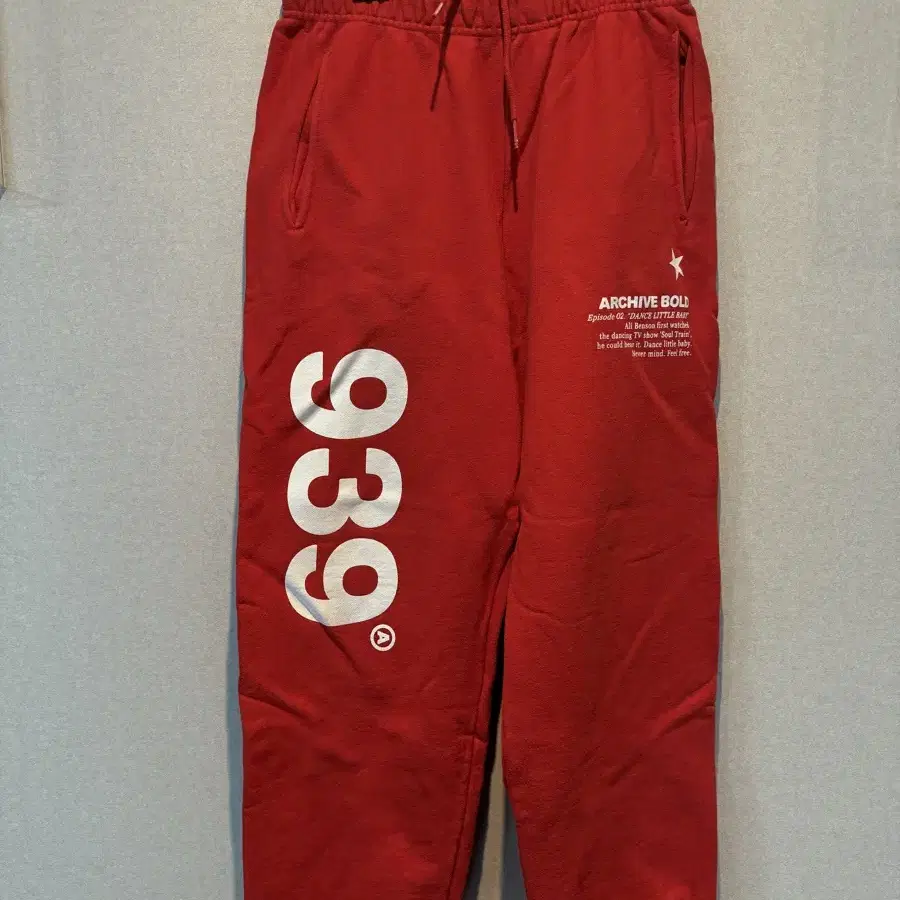 939 LOGO SWEAT PANTS(DEEP RED) [L] 판매합니다