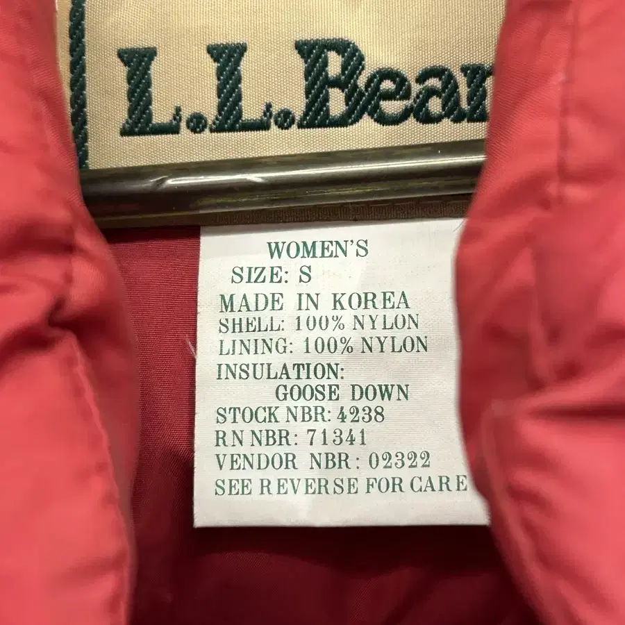 90s L.L.Bean 다운 베스트