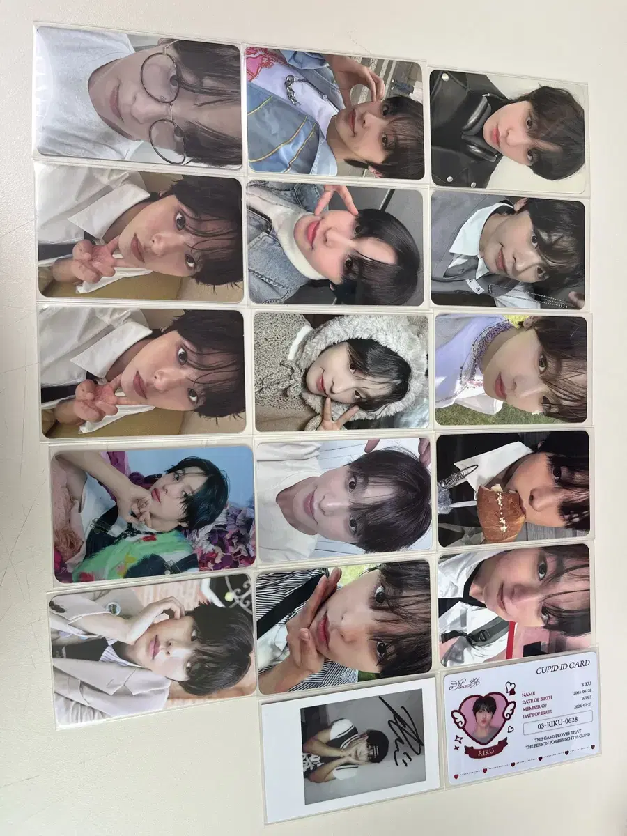 NCT Wish sion Yuushi riku Jaehei Ryosakuya photocard WTS