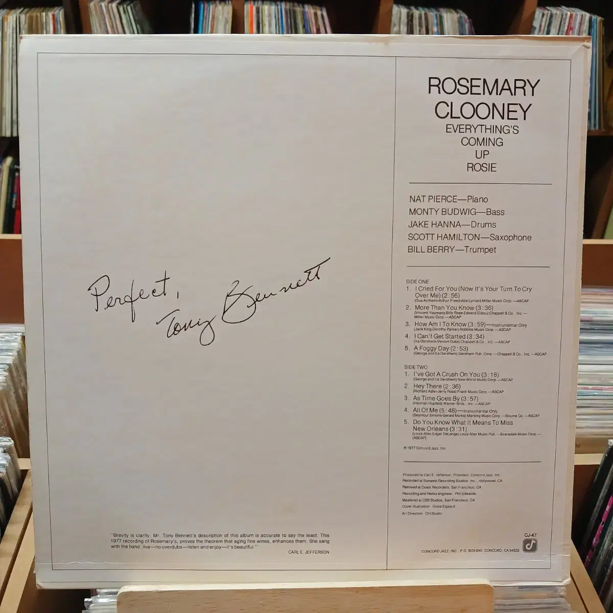 [JAZZ] ROSEMARY CLOONEY LP