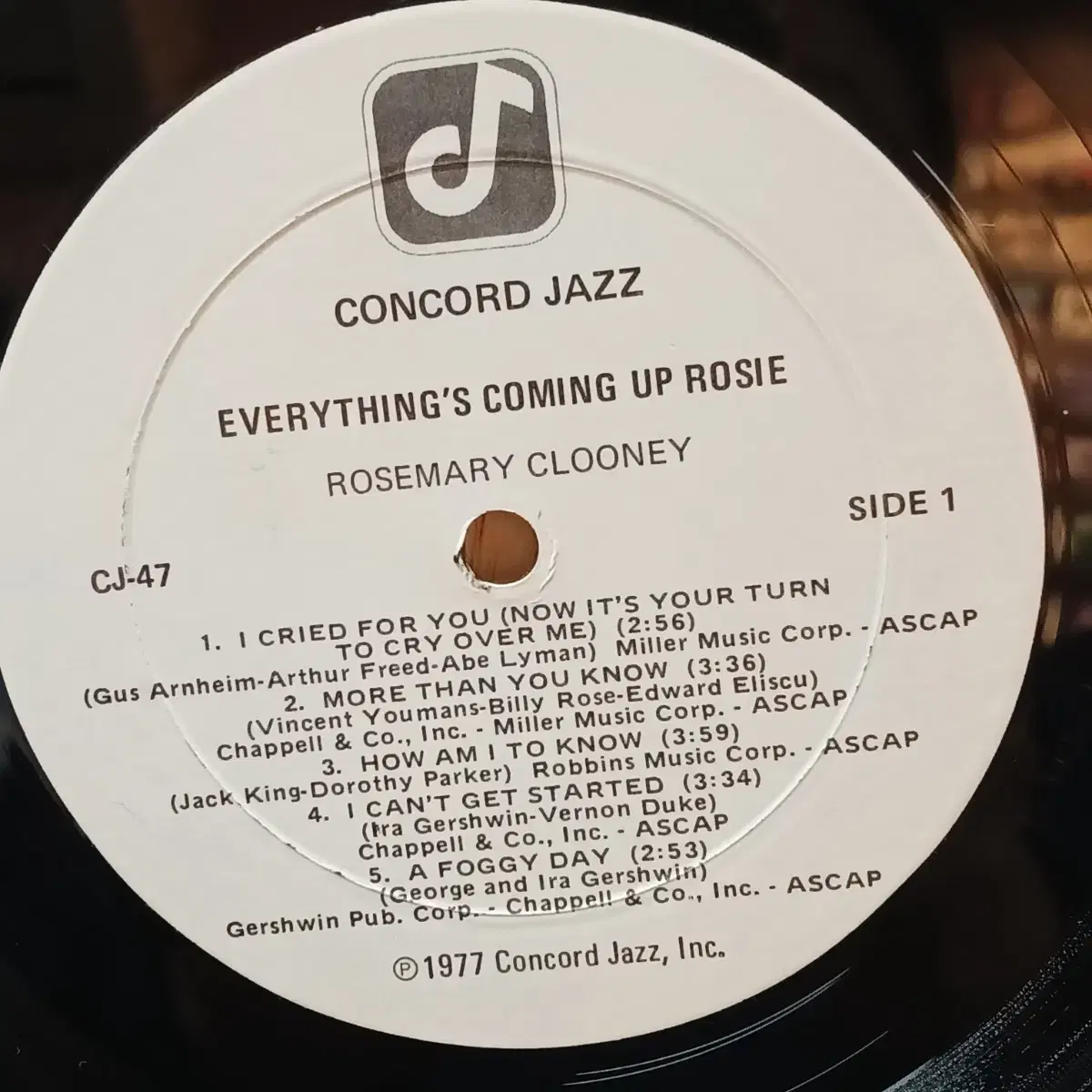 [JAZZ] ROSEMARY CLOONEY LP