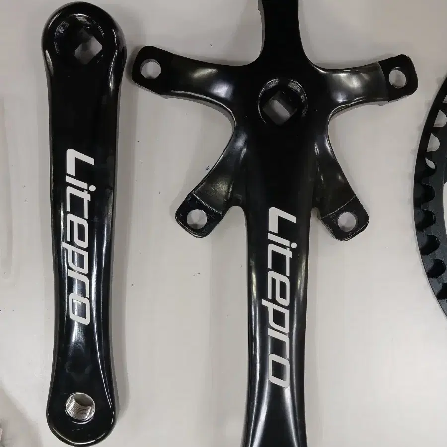 Litepro MTB 로드 바이크 크랭크셋 단일 체인휠 스프로킷 세트5