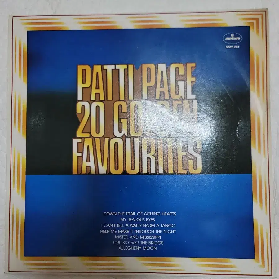 PATTI PAGE LP 20 GOLDEN