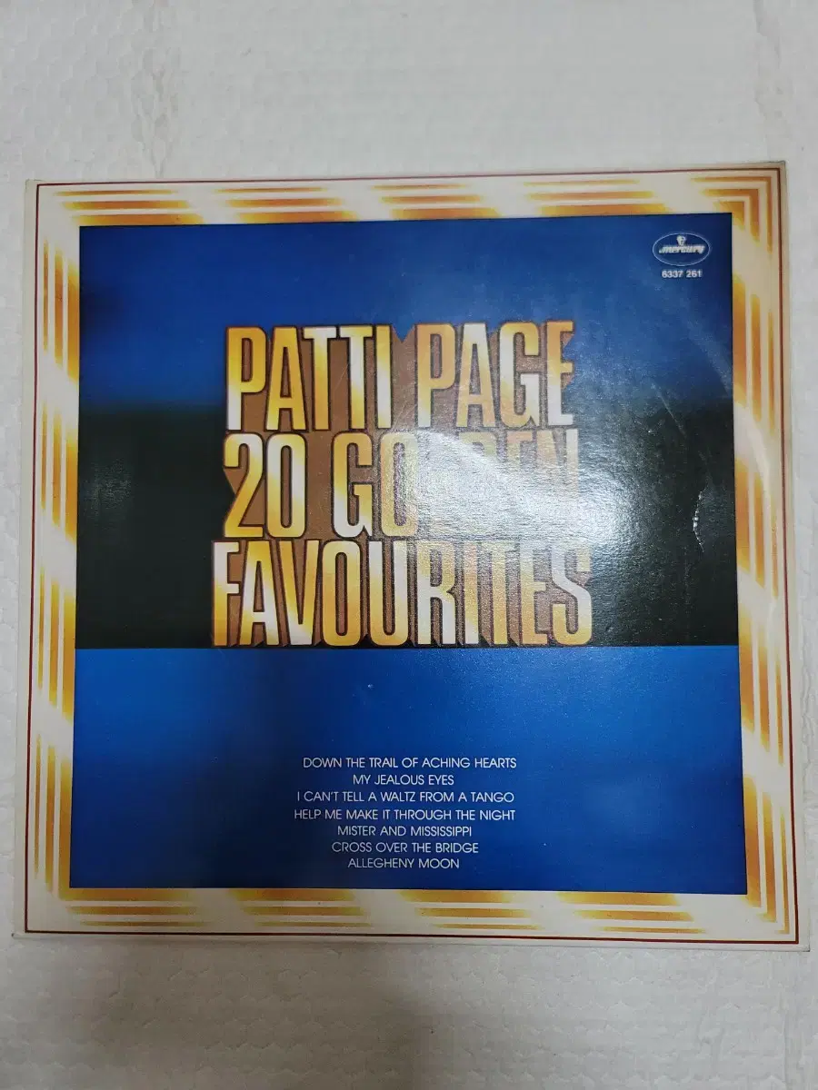 PATTI PAGE LP 20 GOLDEN