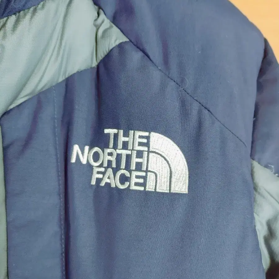 THE NORTH FACE 노스페이스 투톤 거위털 후드구스다운