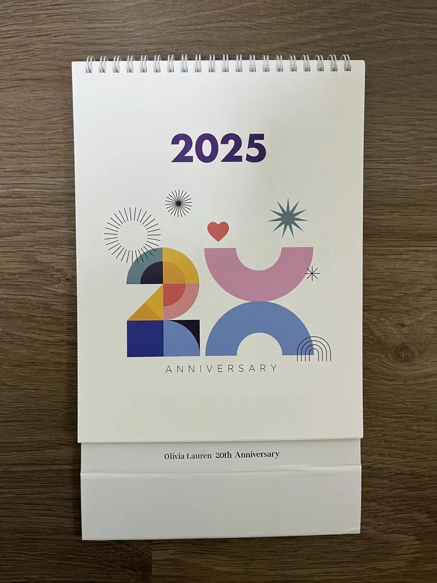 올리비아 로렌 2025 탁상용 캘린더(달력)