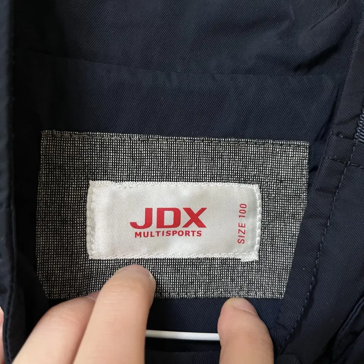 (L/100)JDX 제이디엑스 롱 바람막이 자켓 더블 포켓