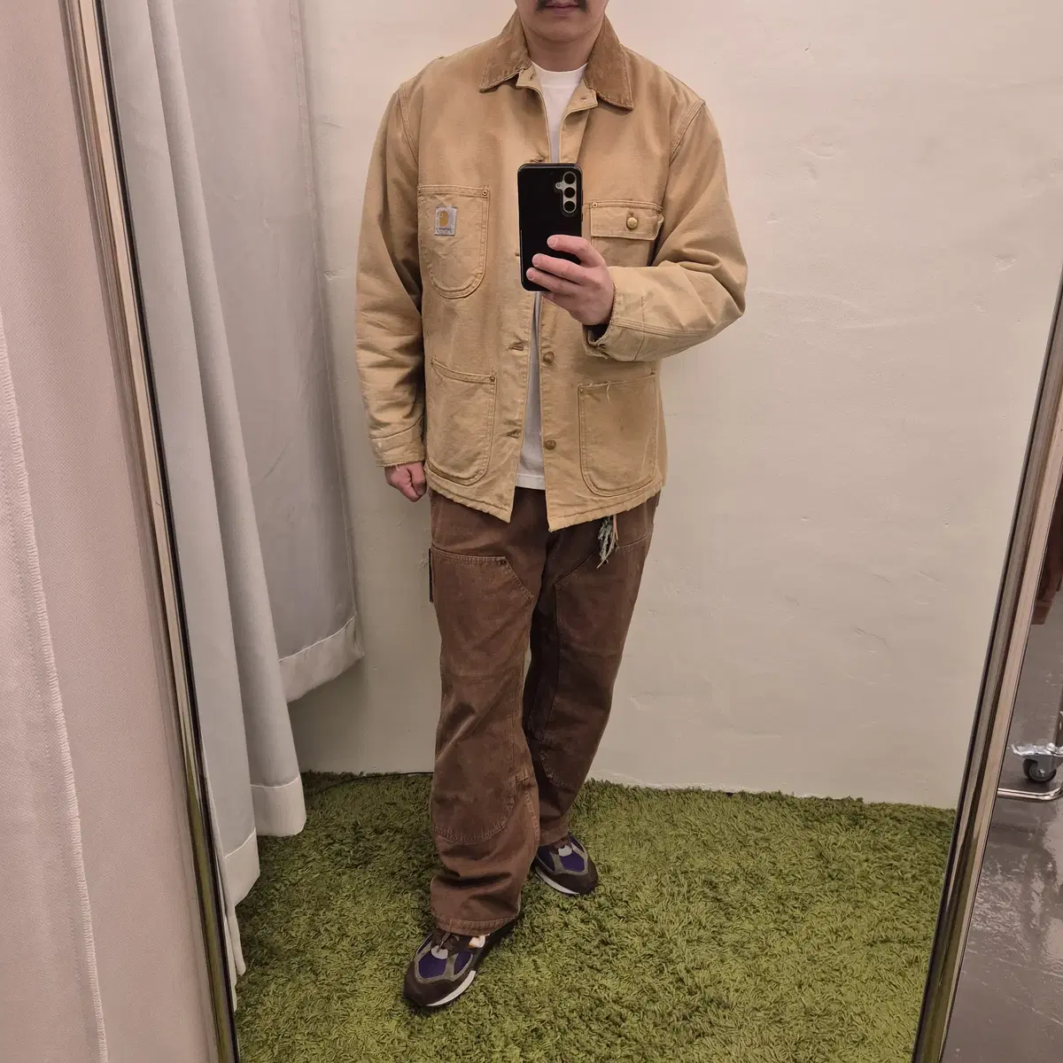 90s Carhartt 칼하트 덕캔버스 초어 코트 _4305092