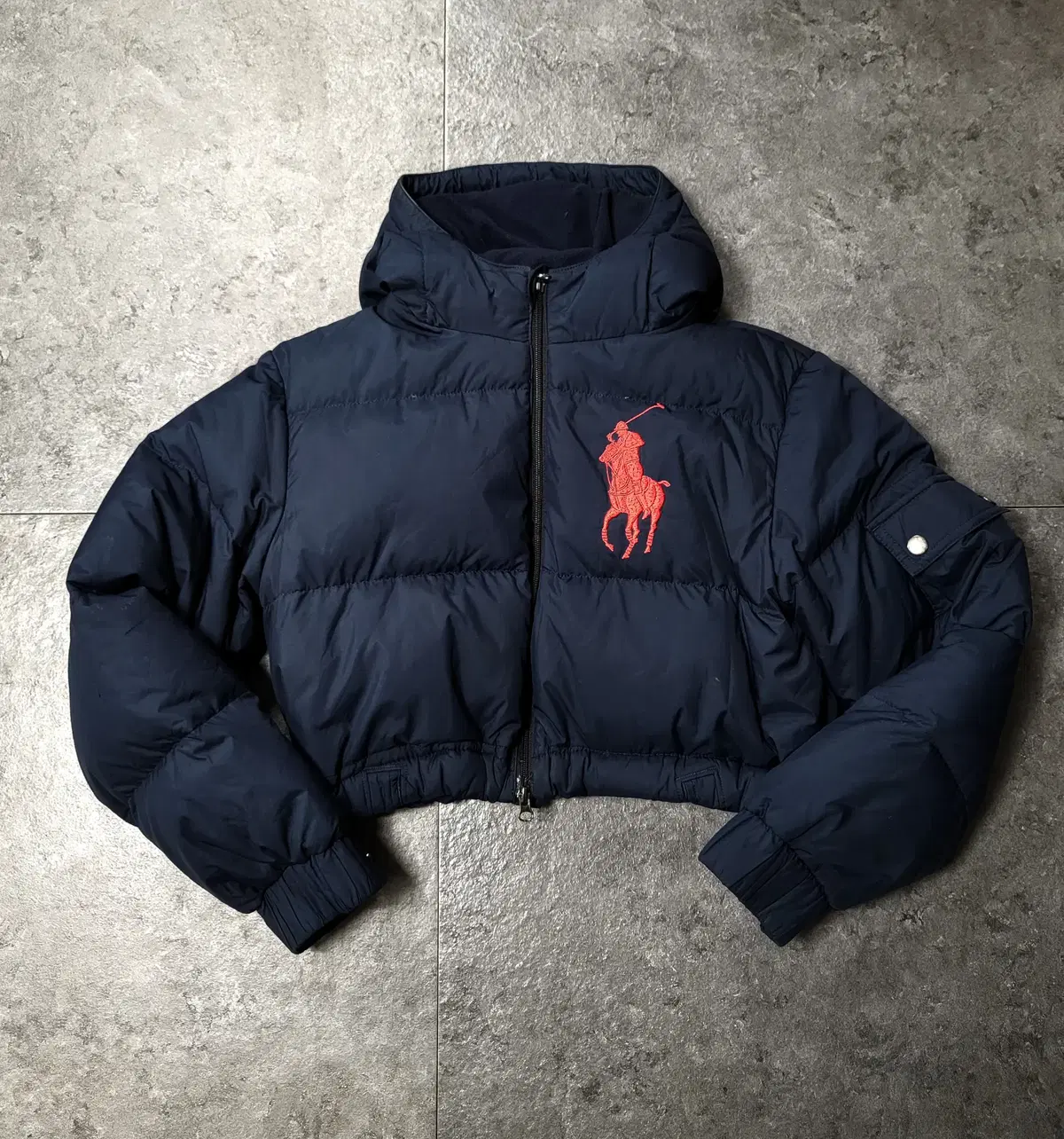 Vintage9 Polo Ralph Lauren Custom Crop Short Down Jacket (Free Shipping)