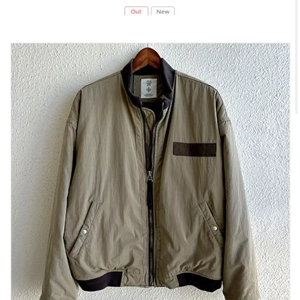 [2] 엔벨로프 CUNETTO BOMBER KHAKI