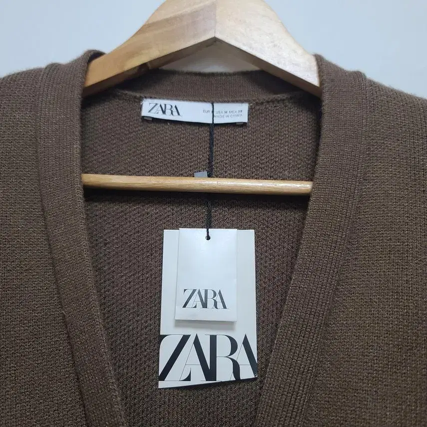 [ZARA] 여성 (새상품) 롱 니트가디건 M