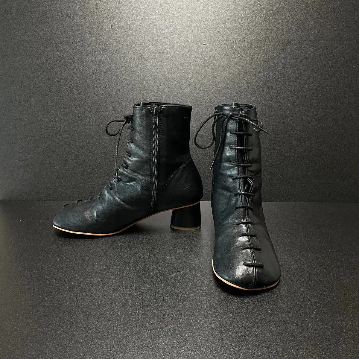 [40] MARYAM lace up boots Black