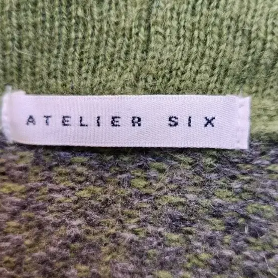 ATELIER SIX 니트 셋업 (목폴라 + 후드 가디건)