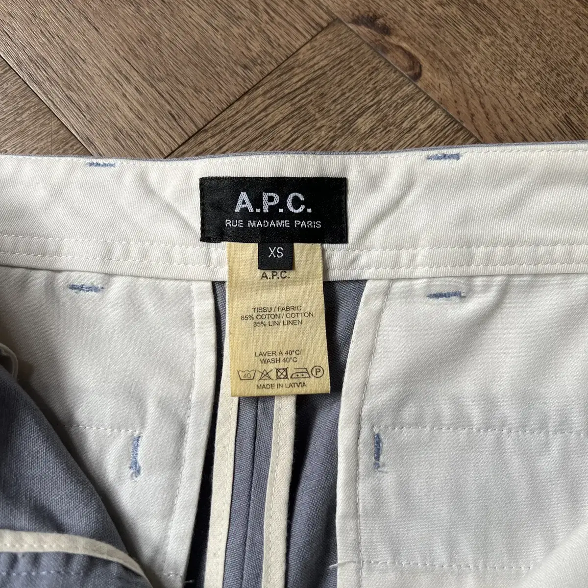 [28]A.P.C 아페쎄 린넨 코튼 블렌드 팬츠