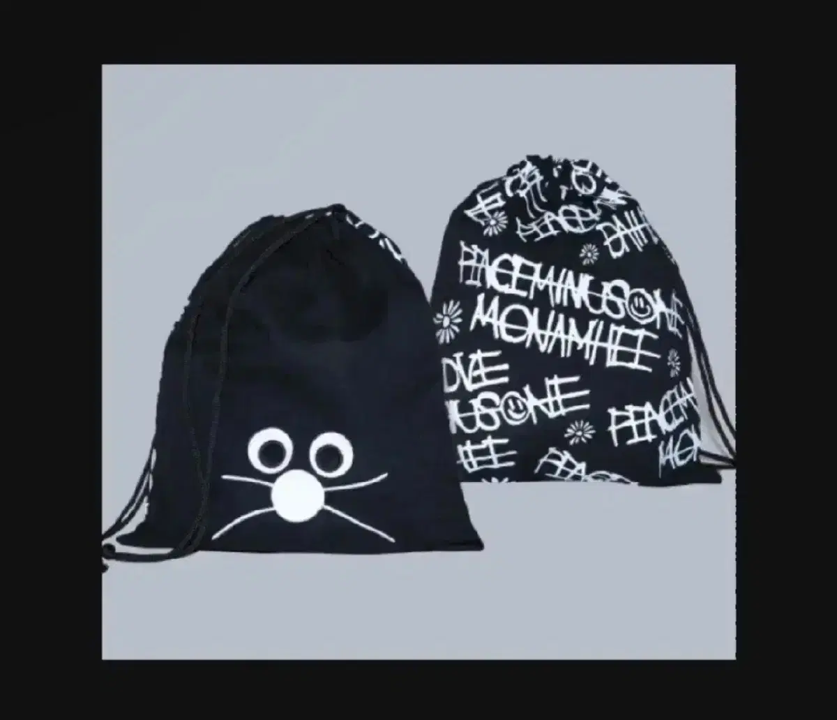 Mo Nam Hee x Peace Minus One Gift Drawstring Bag