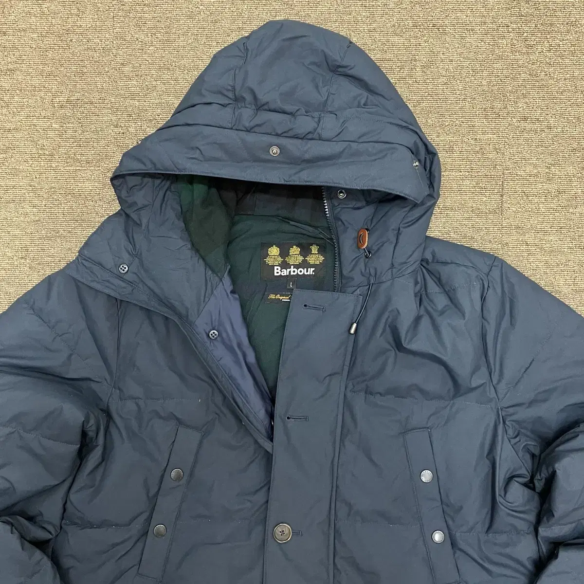 (L) Barbour 바버 후드 패딩