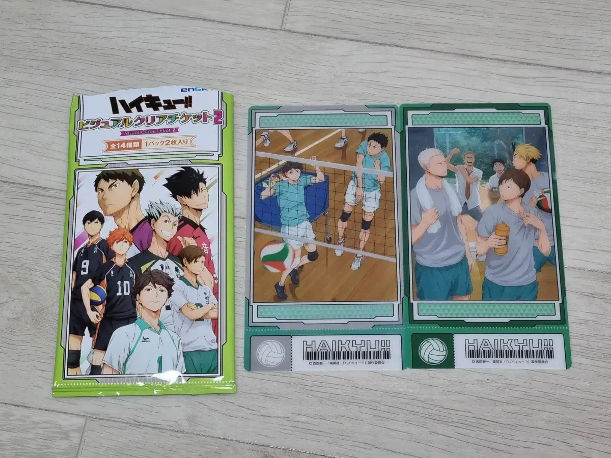 Haikyuu Visual Clear Ticket Oikawa Iwaizumi