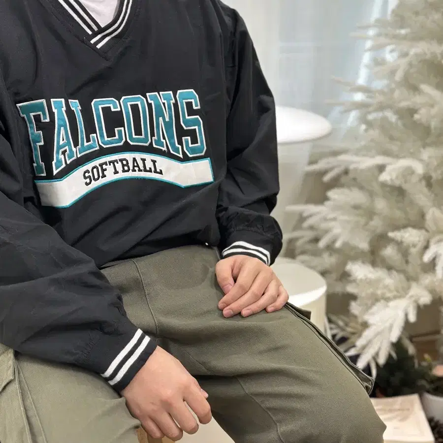 [XL] HOLLOWAY FALCONS 웜업 자켓