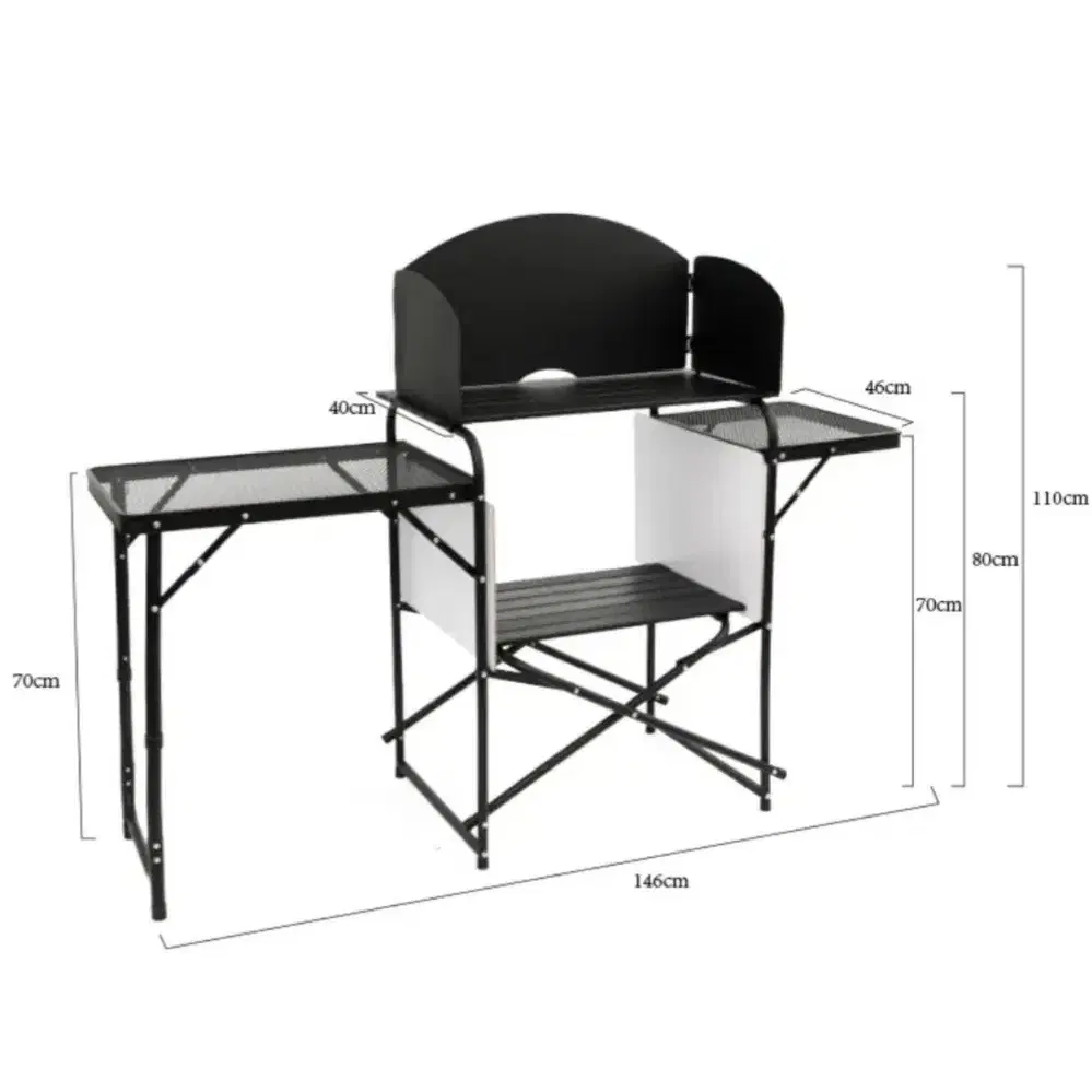 캠핑 테이블 휴대용 주방