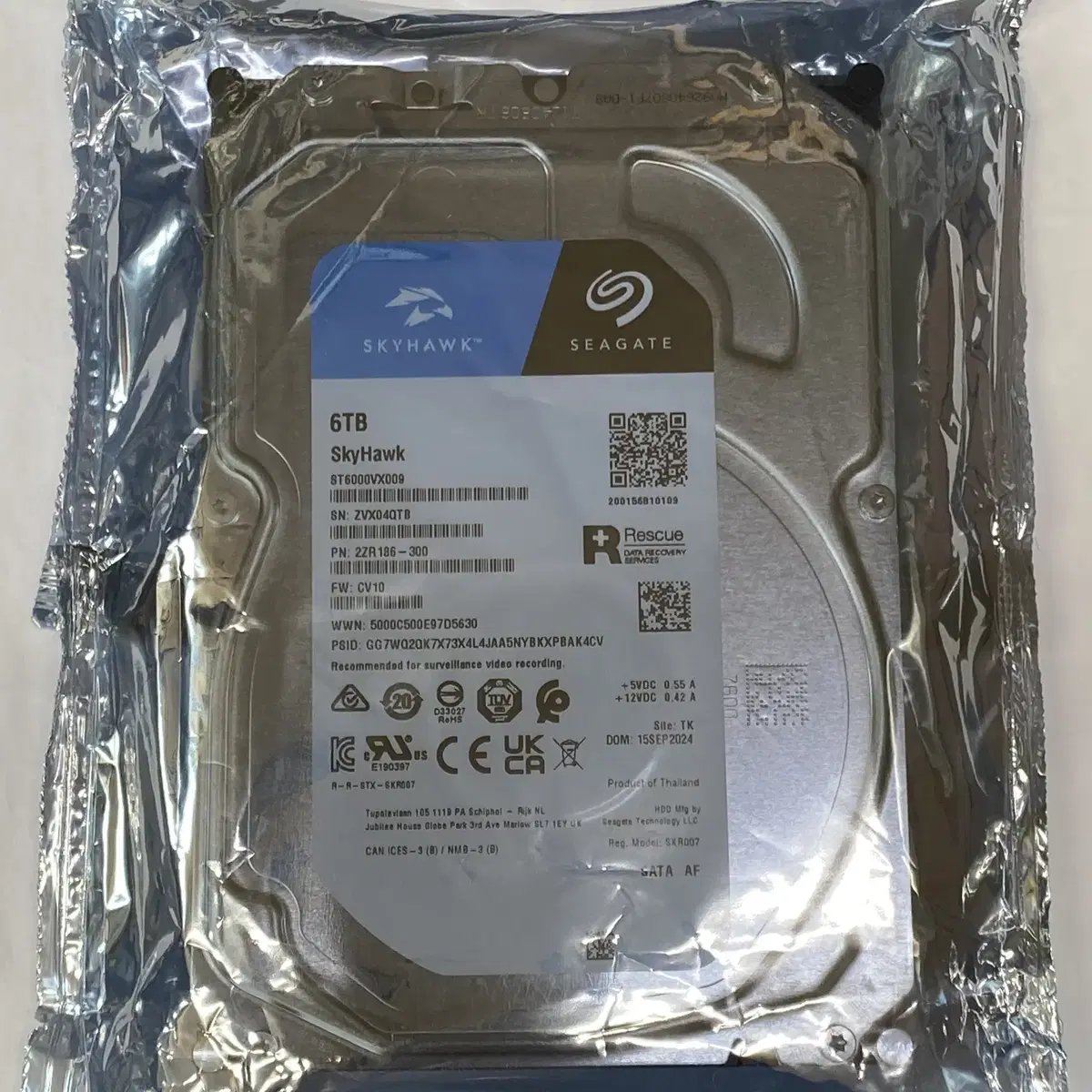 Seagate 6테라 CCTV 하드디스크 6TB HDD 미개봉