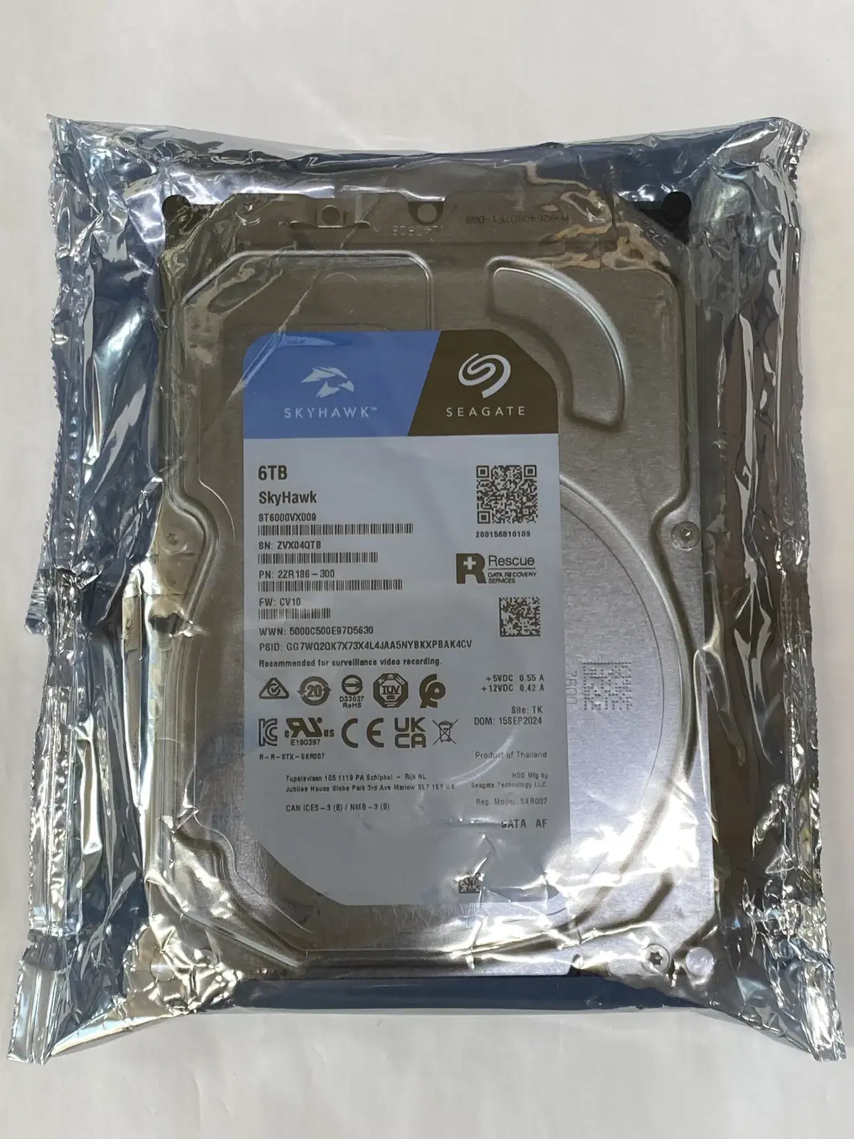 Seagate 6테라 CCTV 하드디스크 6TB HDD 미개봉