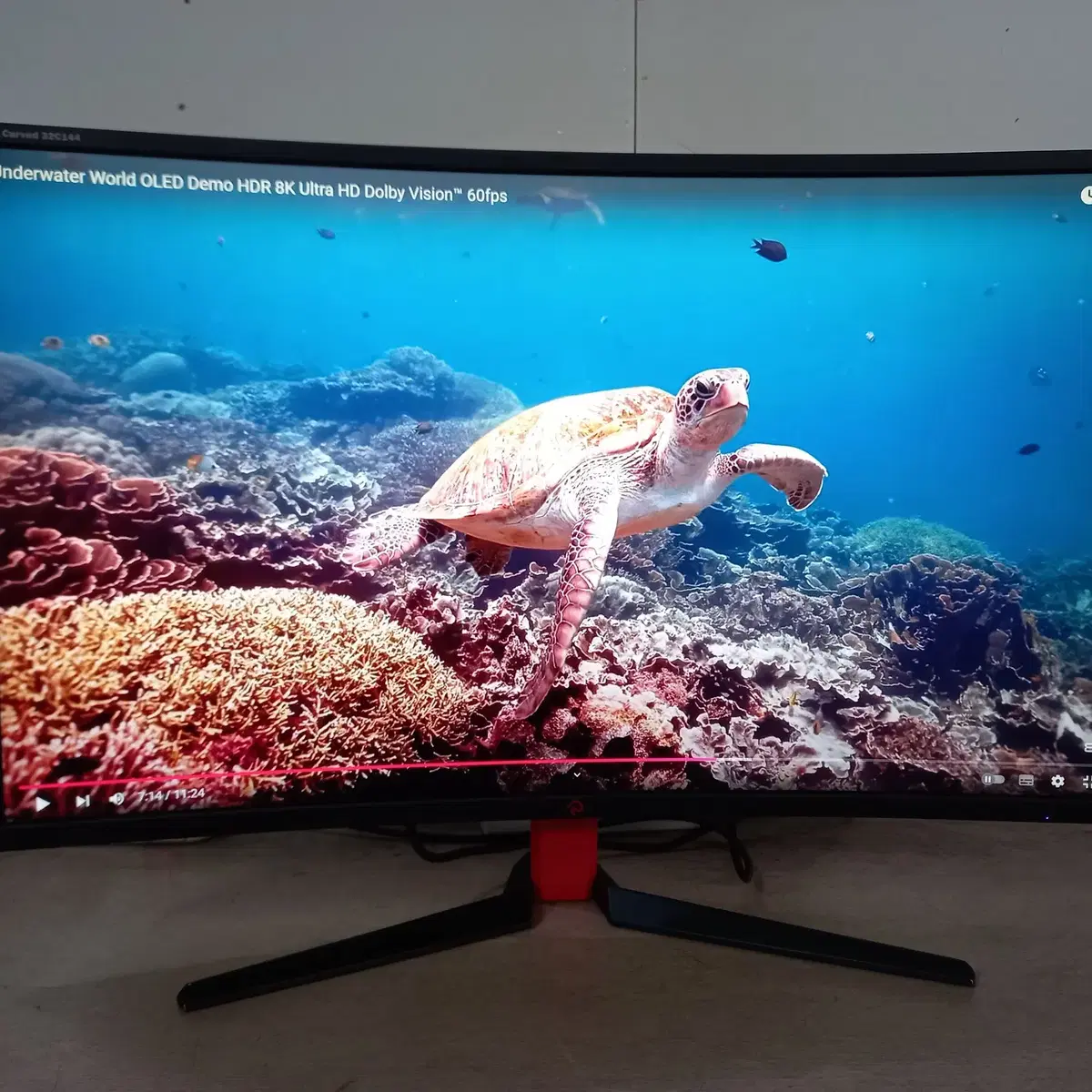 (수원)32인치 커브드 FHD LED 모니터 144Hz 팝니다