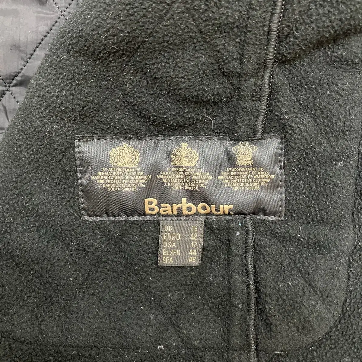 (UK16) Barbour 바버 인터내셔널 폴라 여성 퀄팅 자켓 블랙