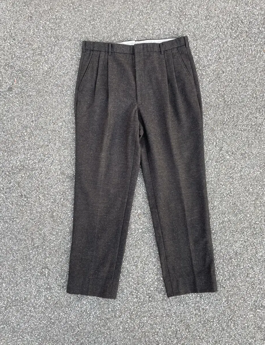 Vintage Brown Wool Pants