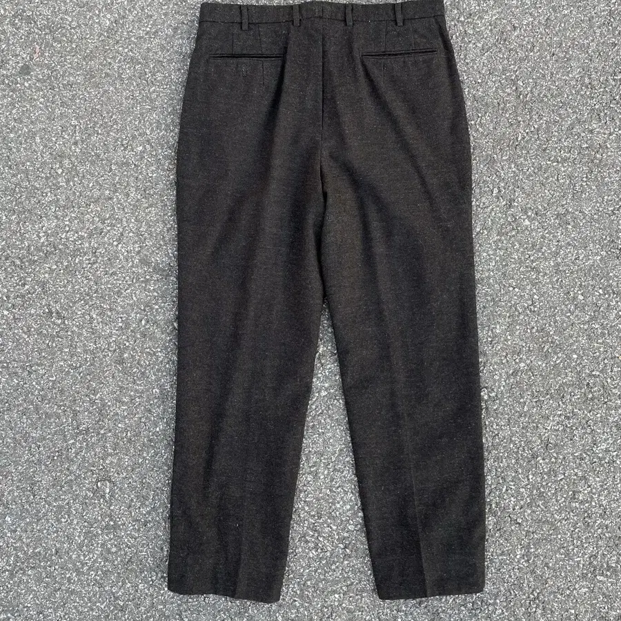 Vintage Brown Wool Pants