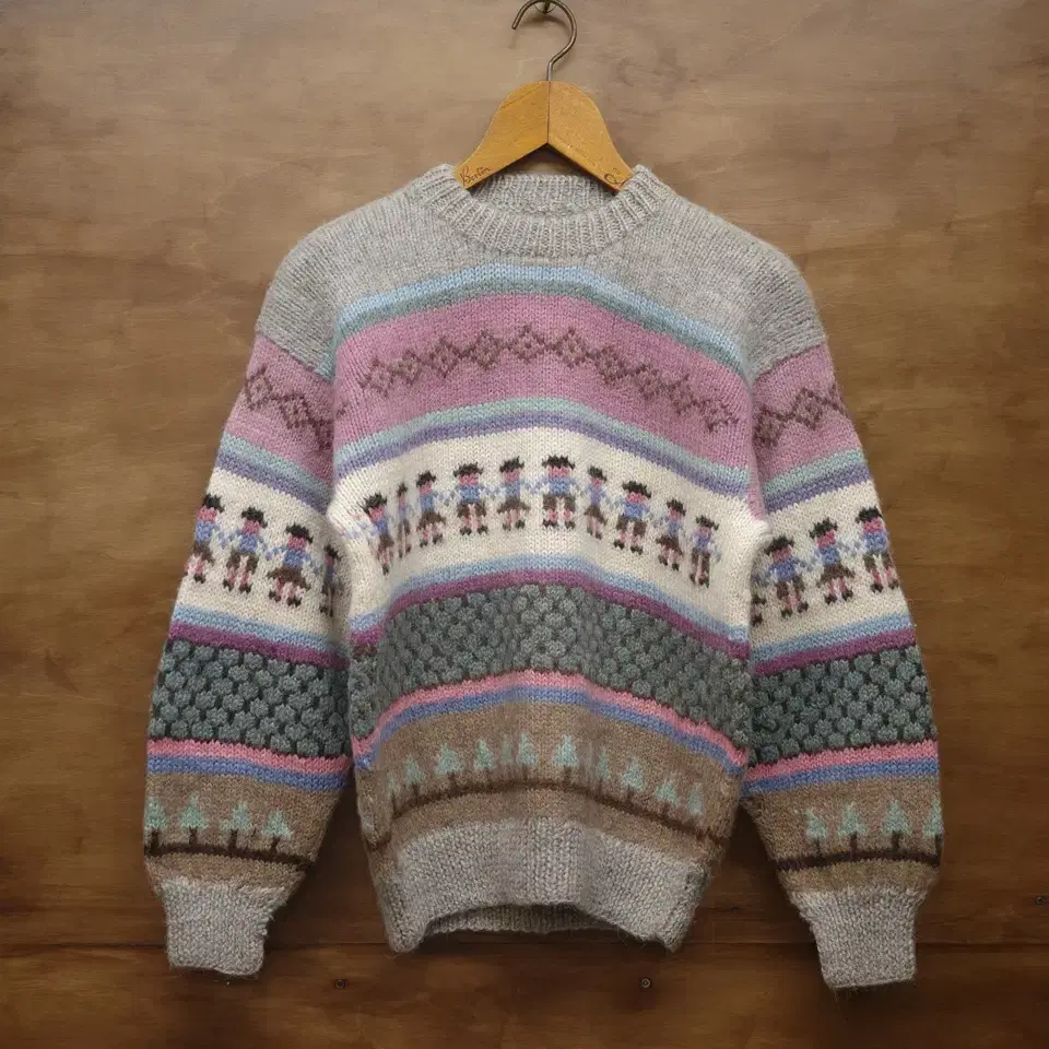 vintage Traditional Nordic Alpaca Knit