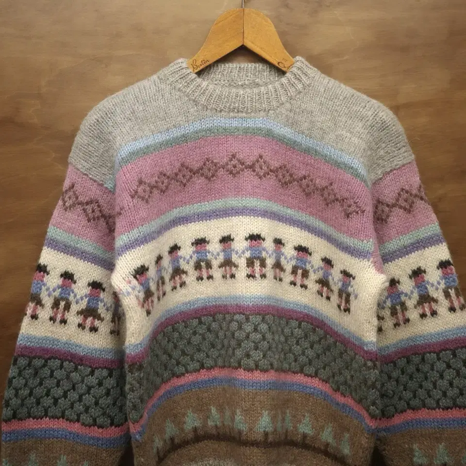 vintage Traditional Nordic Alpaca Knit