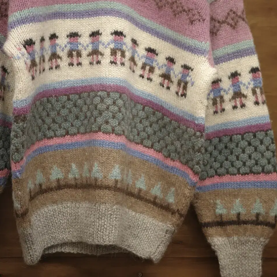 vintage Traditional Nordic Alpaca Knit