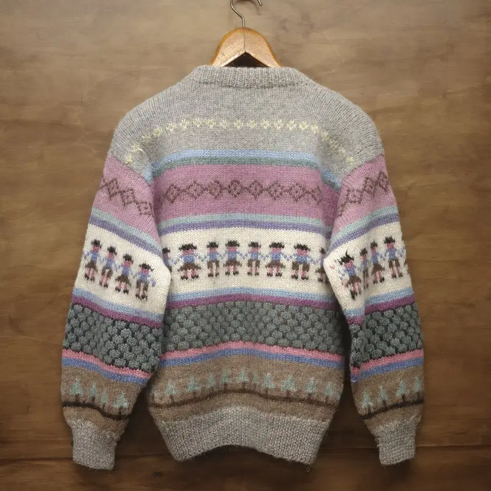 vintage Traditional Nordic Alpaca Knit