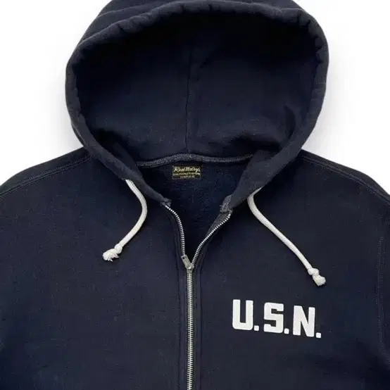 리얼맥코이 usn 네이비 후드집업